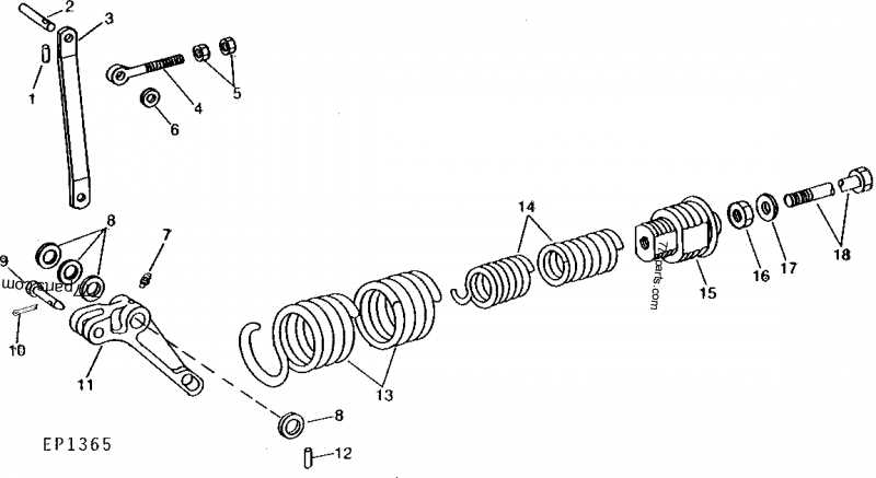 john deere 1219 haybine parts diagram