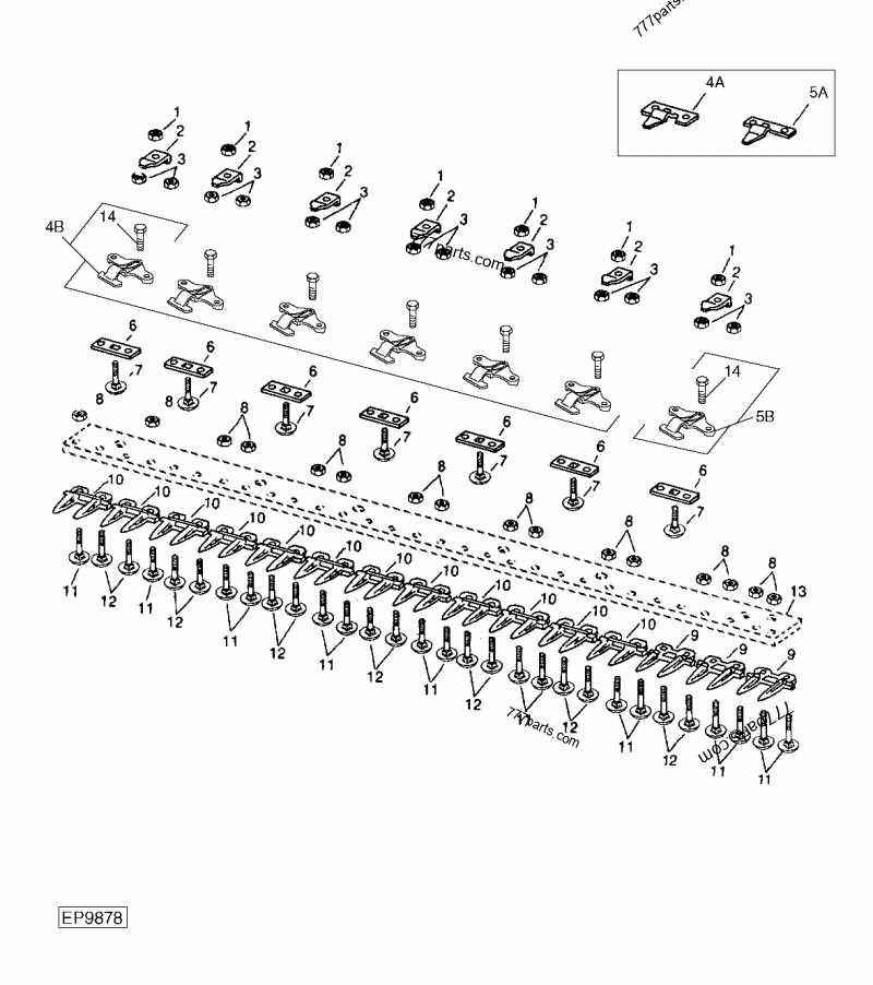 john deere 1219 haybine parts diagram