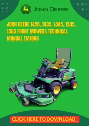 john deere 1435 deck parts diagram