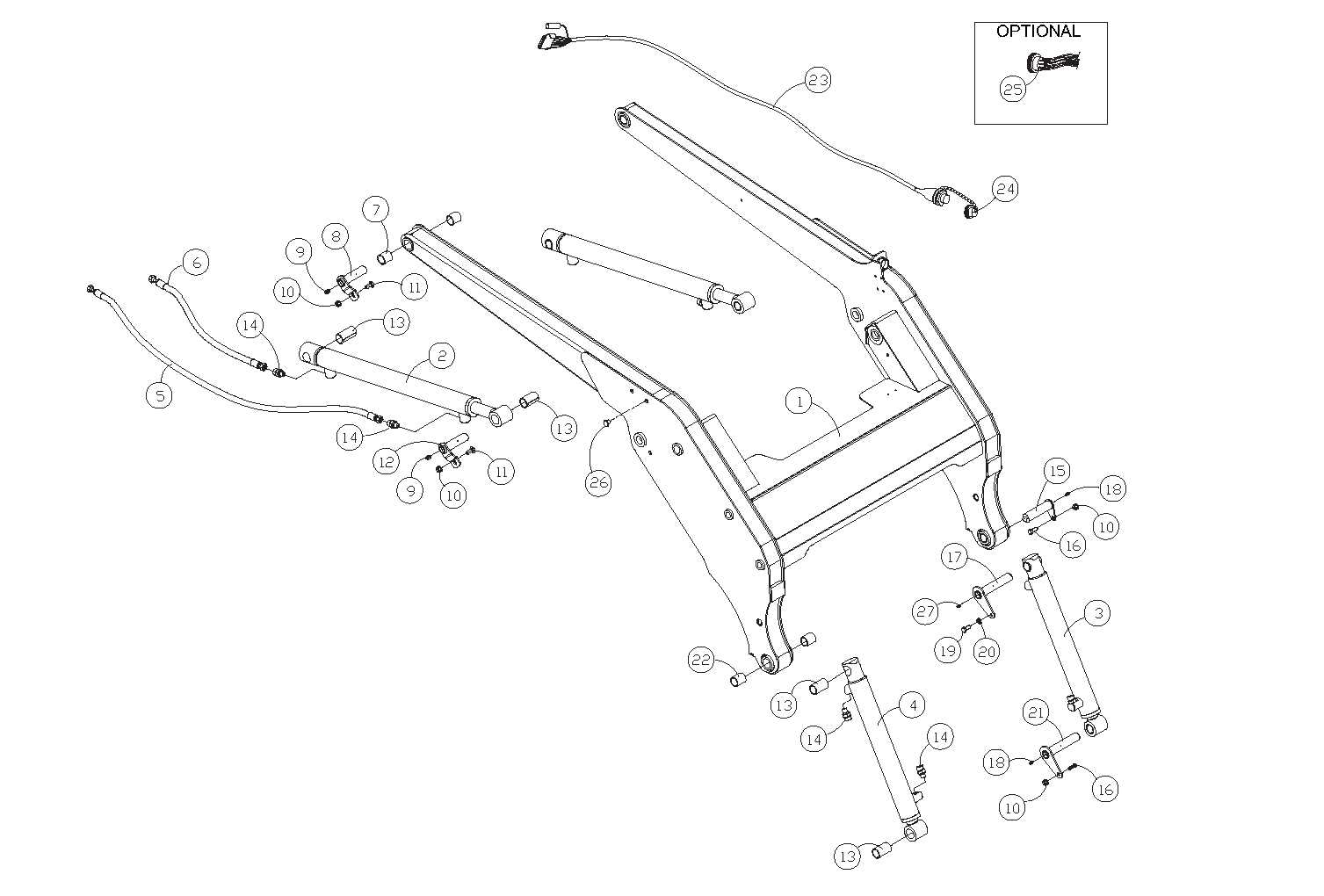 john deere 220r loader parts diagram