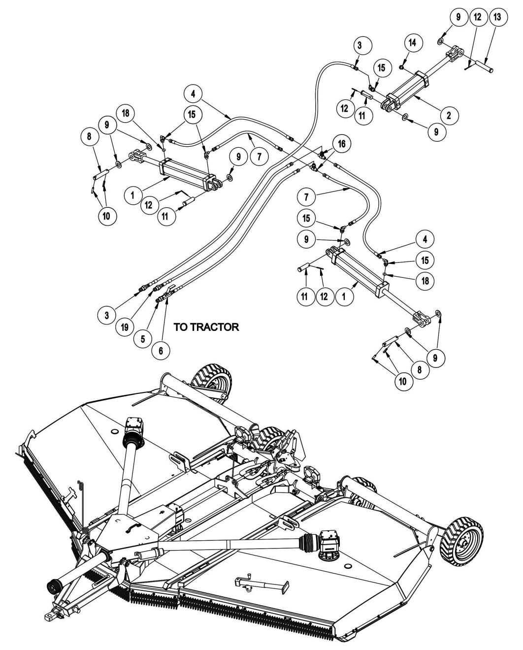 john deere 318 deck parts diagram