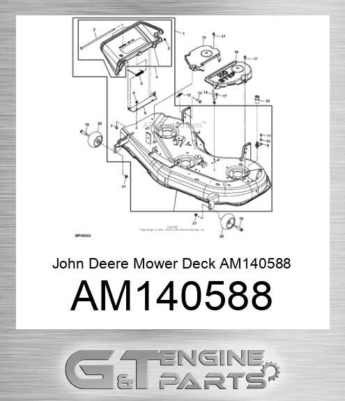 john deere 48 mower deck parts diagram