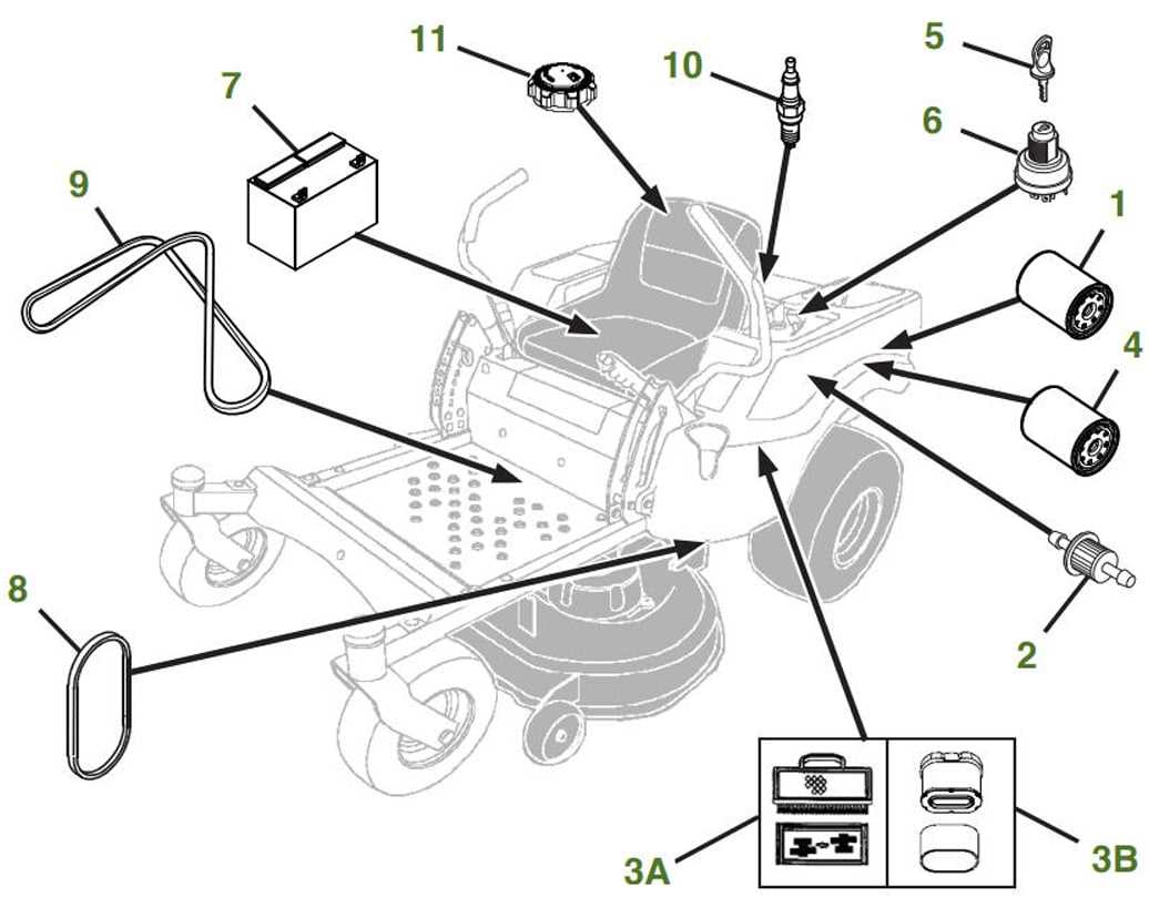 john deere 54c mower deck parts diagram