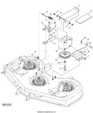 john deere 60 mower deck parts diagram