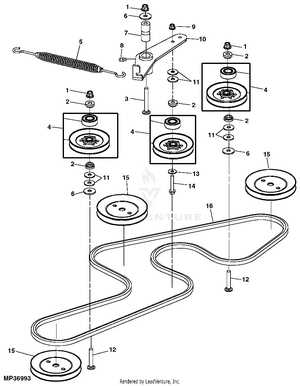 john deere 62d mower deck parts diagram