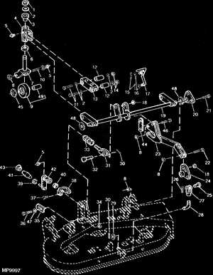 john deere f525 deck parts diagram