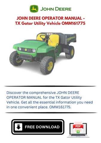 john deere gator tx parts diagram