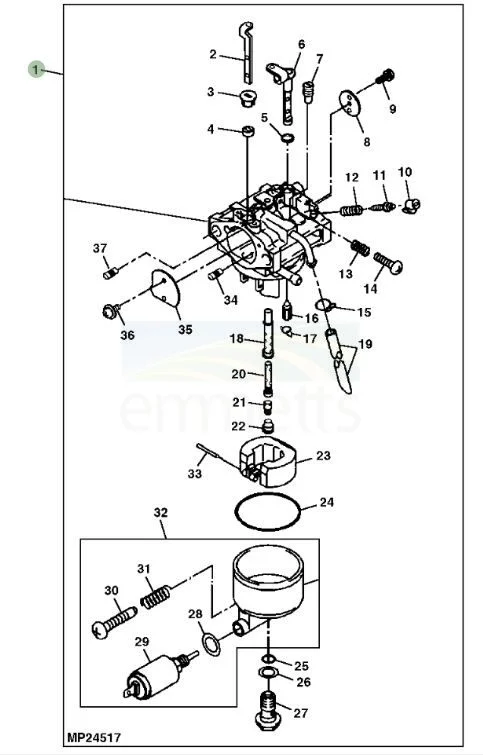 john deere s160 parts diagram