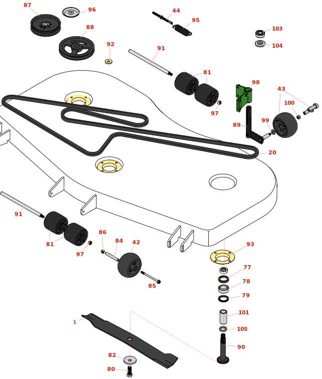 john deere z930 parts diagram