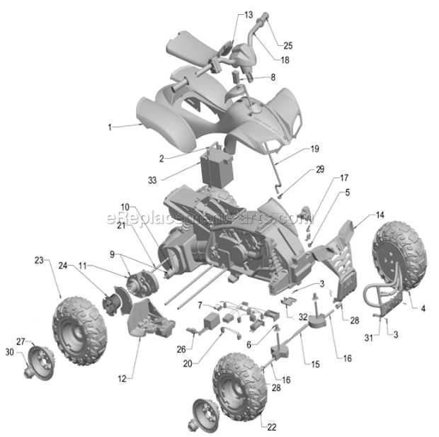 power wheels parts diagram