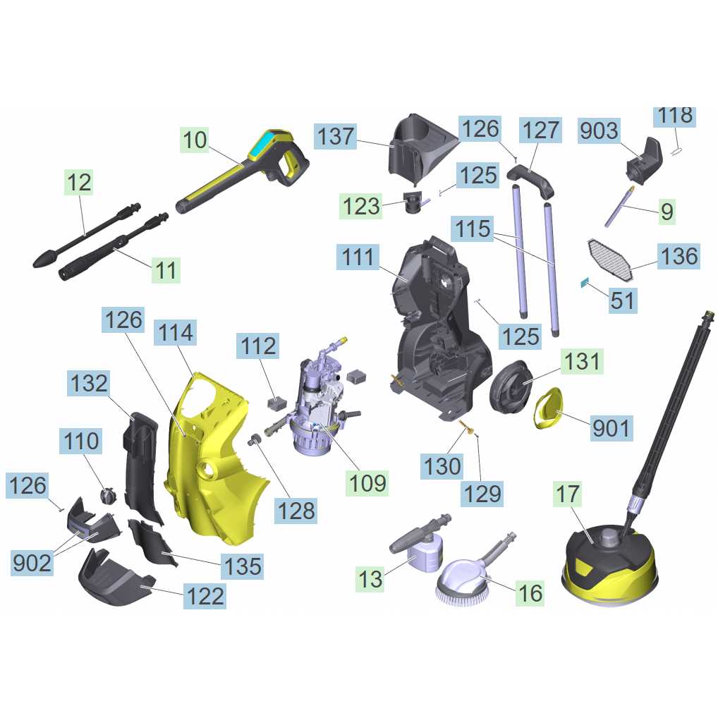 karcher k5 pressure washer parts diagram