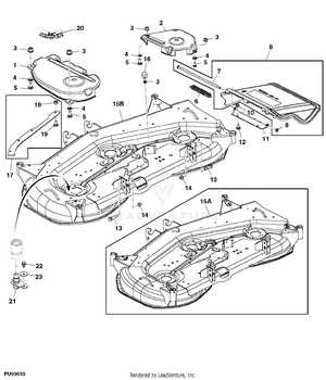 john deere 54d auto connect mower deck parts diagram