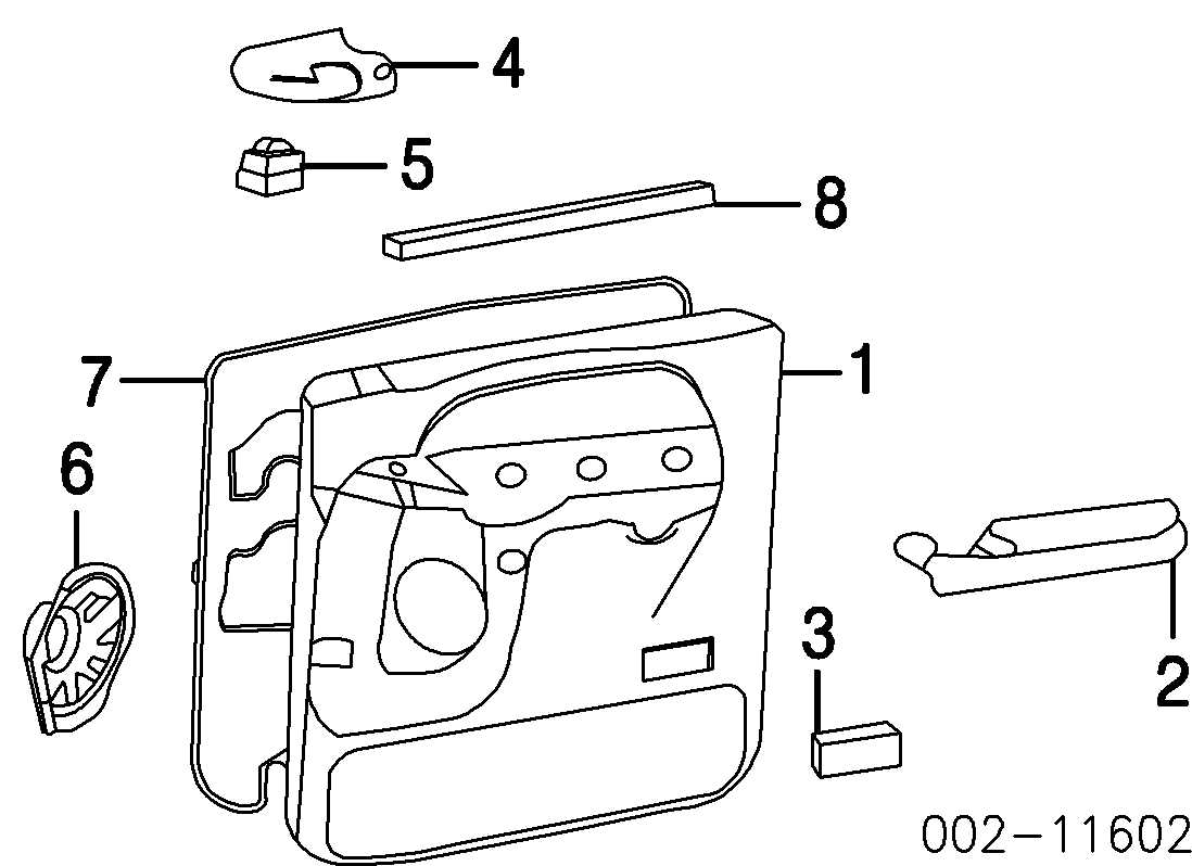 silverado interior parts diagram