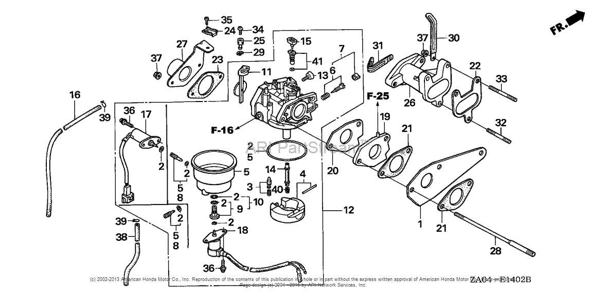 keihin carburetor parts diagram