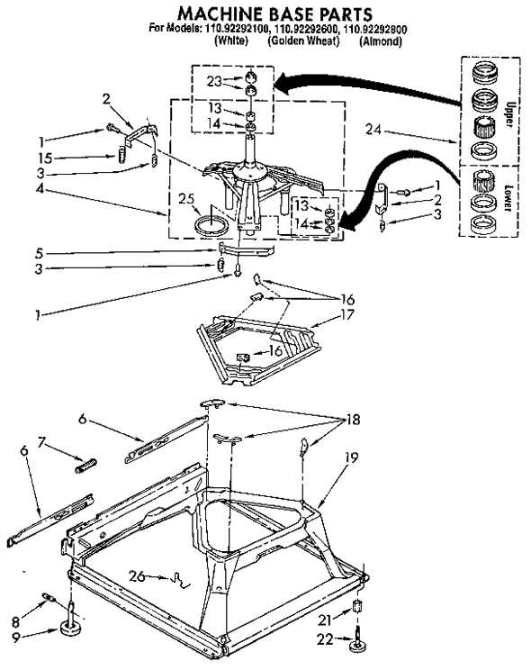 kenmore 90 series washer parts diagram