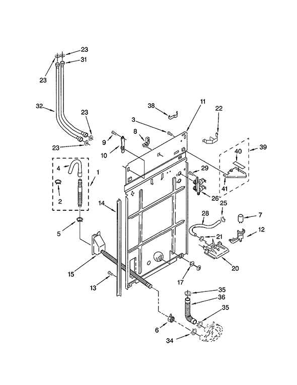 kenmore 90 series washer parts diagram