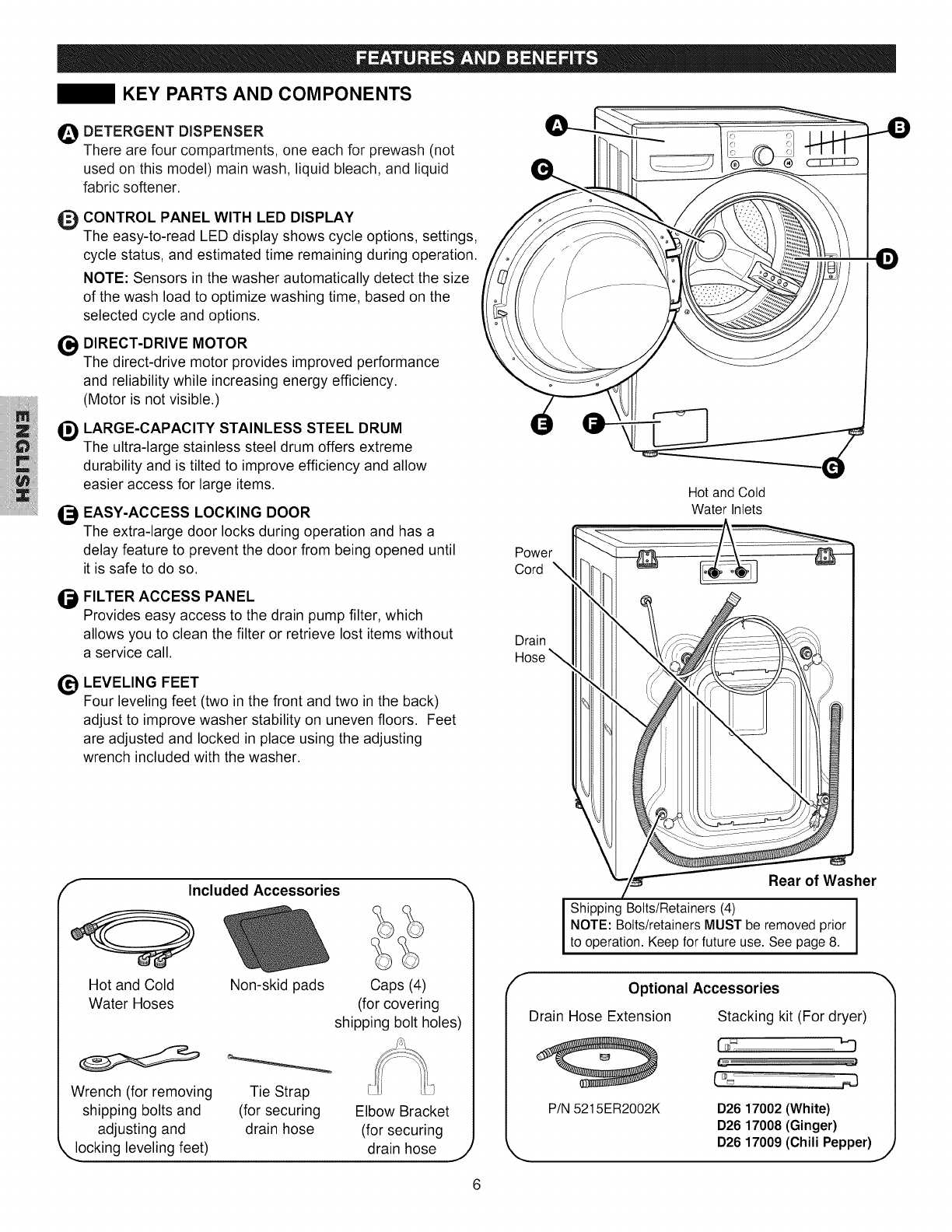 kenmore front load washer parts diagram