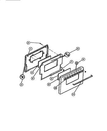 kenmore gas range parts diagram