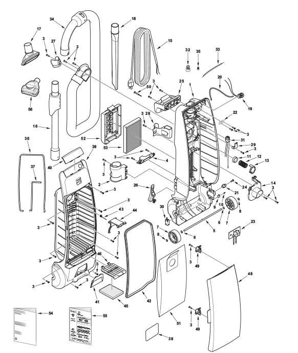 kenmore vacuum cleaner parts diagram