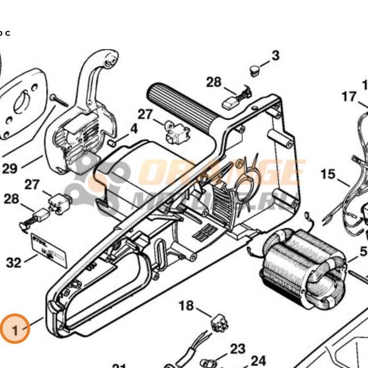 husqvarna 365 chainsaw parts diagram