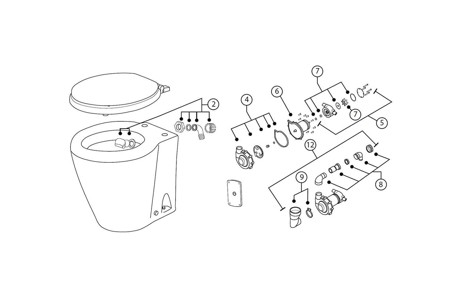 kohler persuade toilet parts diagram