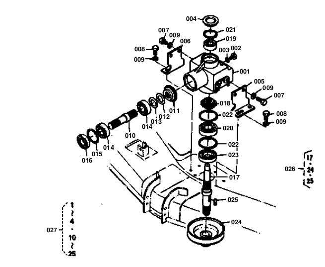 kubota zd18 mower deck parts diagram