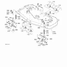 kubota zd323 mower deck parts diagram