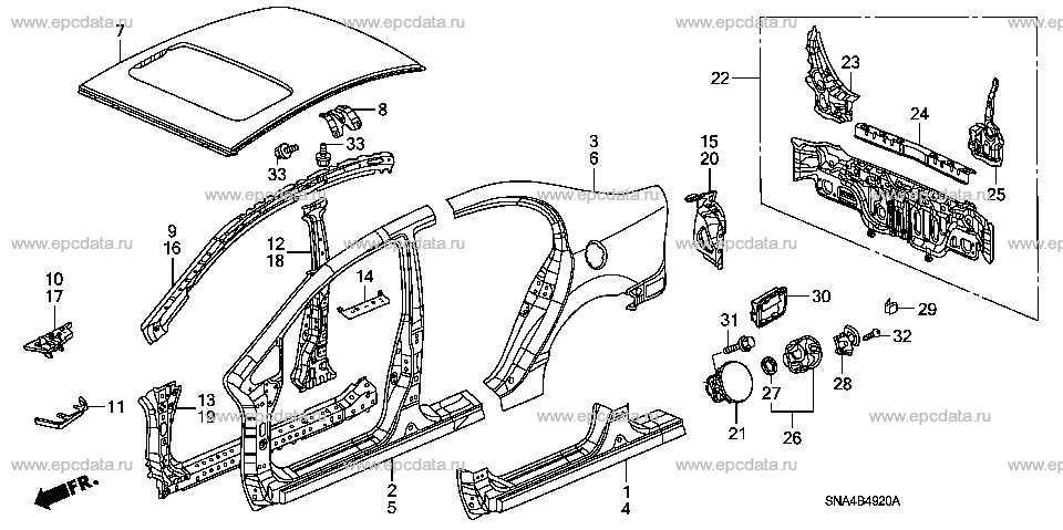 2008 honda civic parts diagram