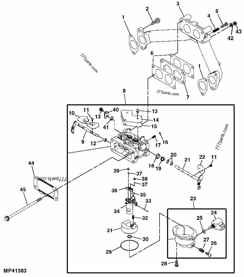 lawn mower carburetor parts diagram