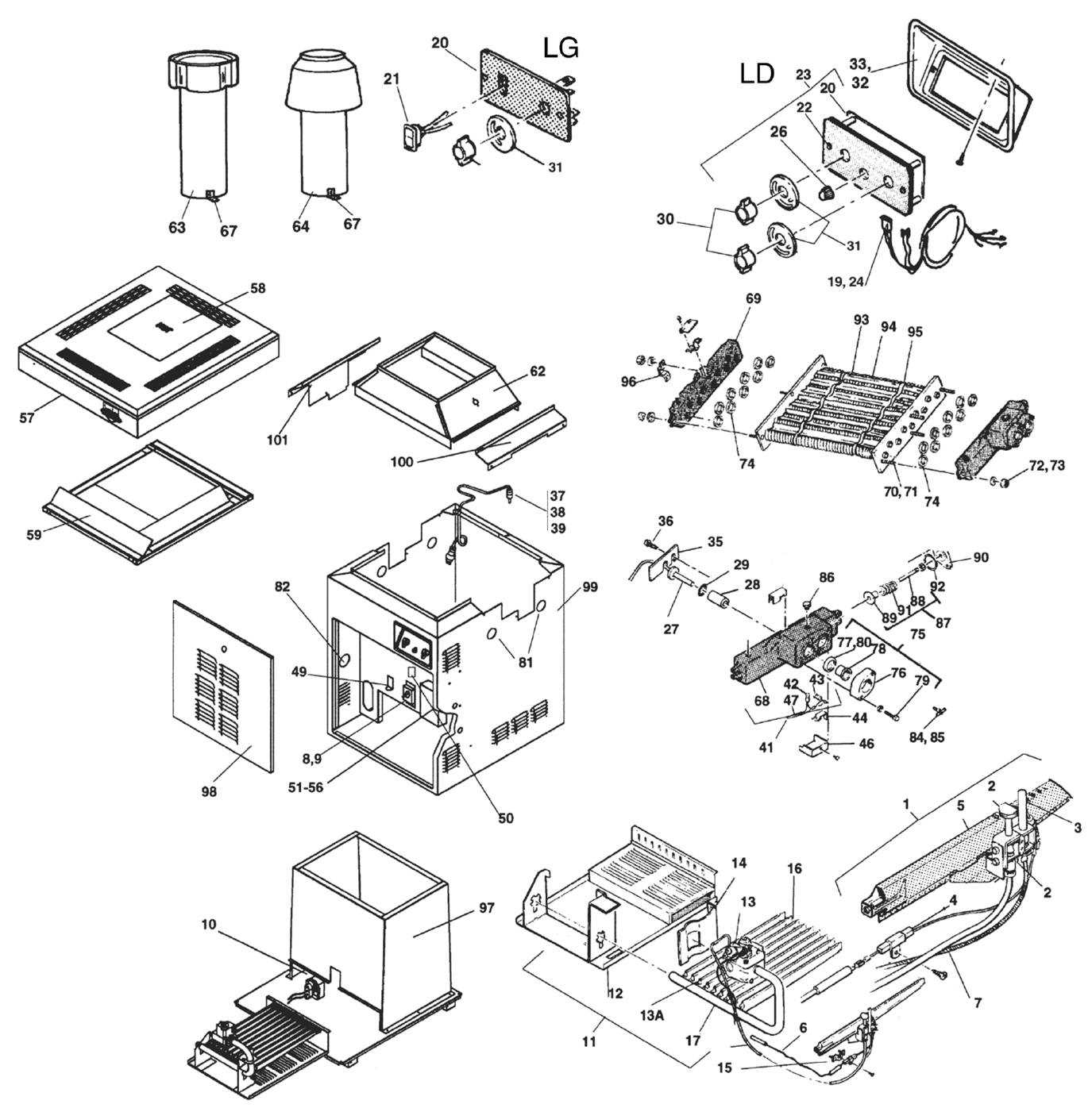 lg tromm parts diagram