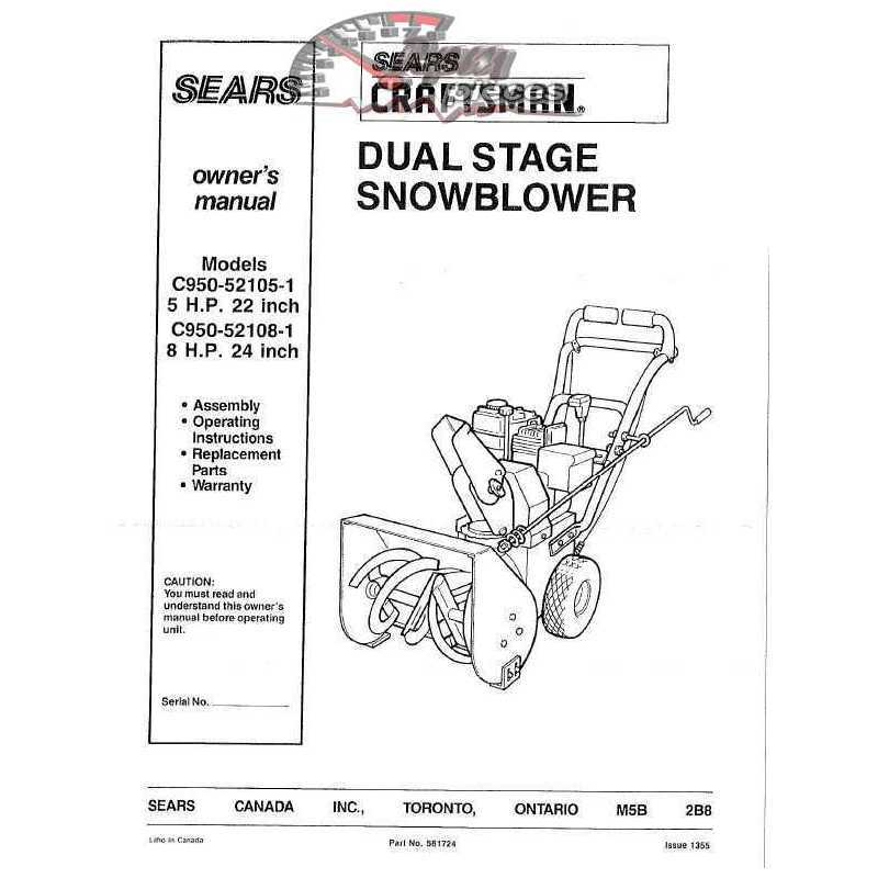 manual mtd snowblower parts diagram