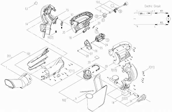 dr leaf vac parts diagram