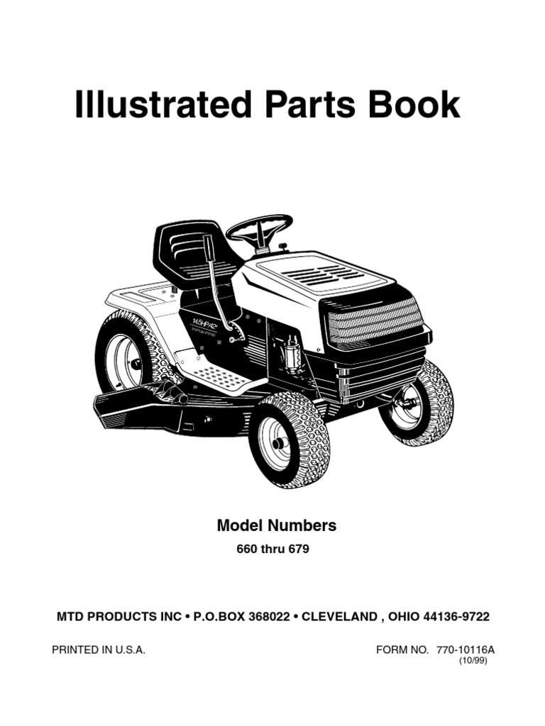 mtd lawn tractor parts diagram