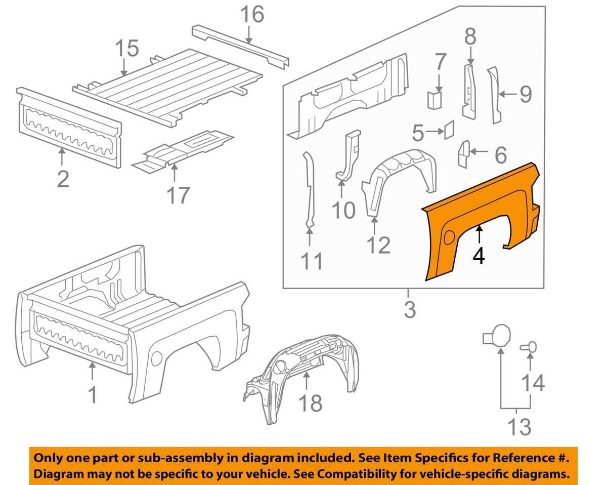 sierra 1500 gmc sierra parts diagram