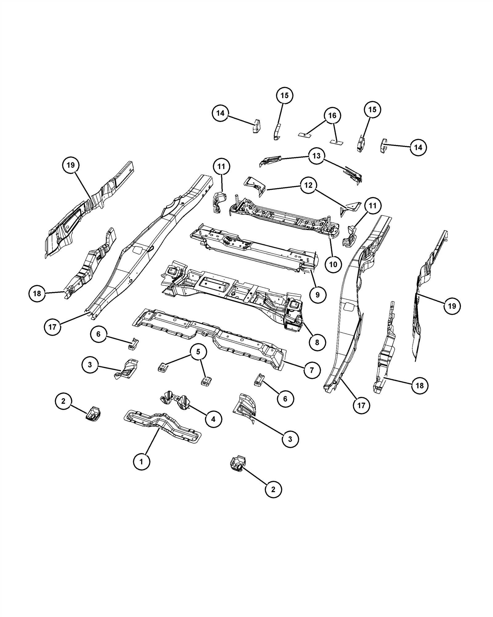 jeep grand cherokee body parts diagram