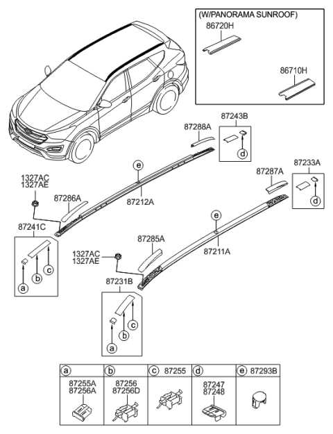 2014 hyundai santa fe parts diagram