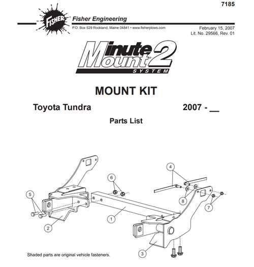 toyota tundra body parts diagram