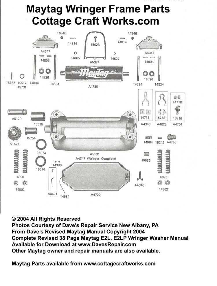 maytag a512 washer parts diagram