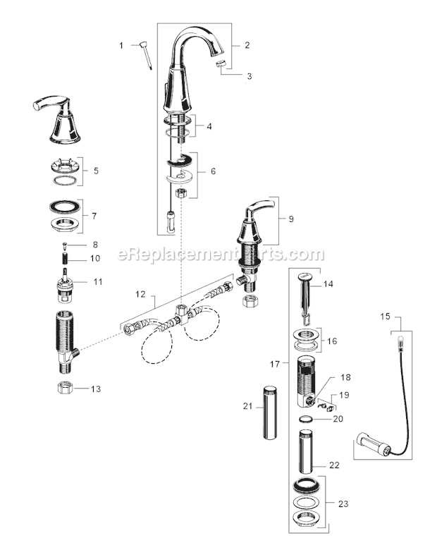 american standard shower parts diagram