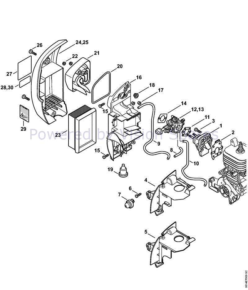 mcculloch leaf blower parts diagram