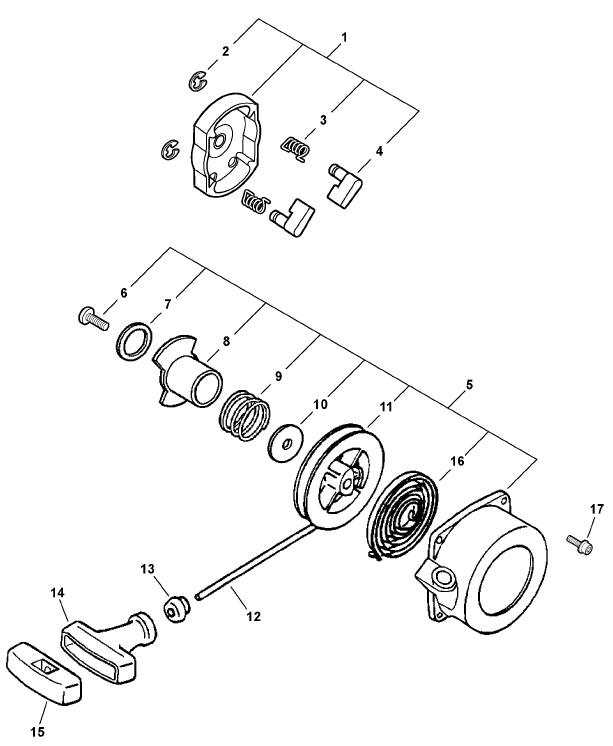 mcculloch leaf blower parts diagram