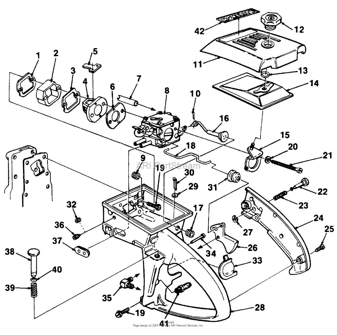 homelite super xl parts diagram