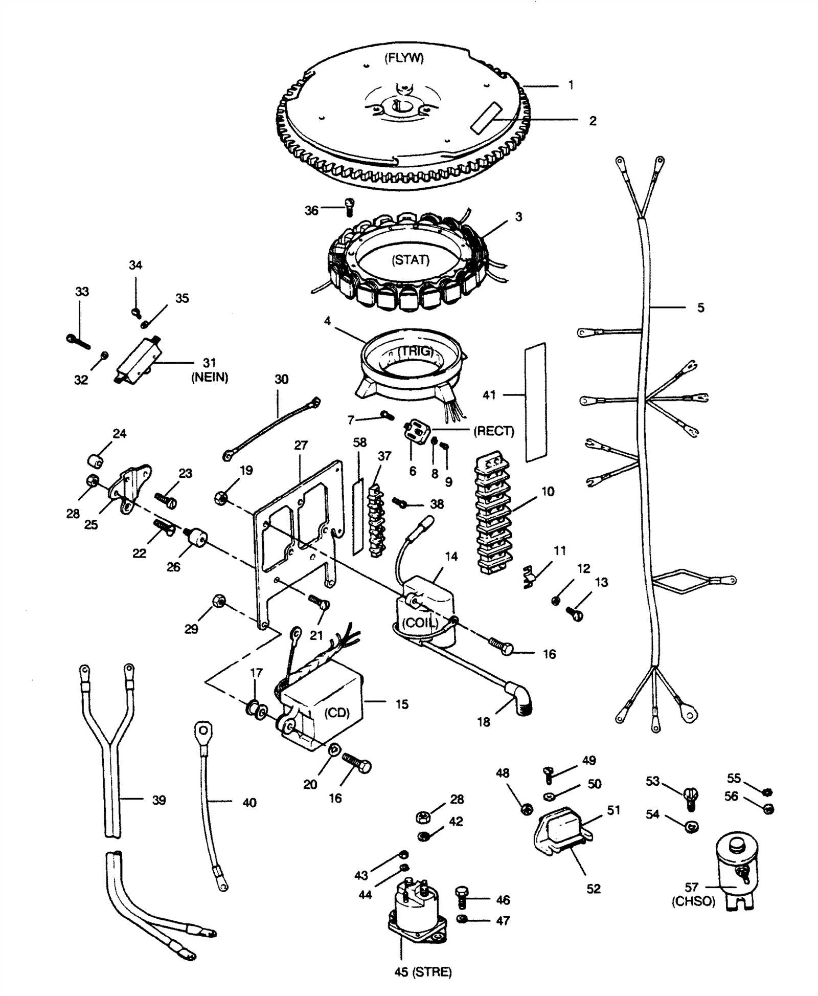 mercury motor parts diagram