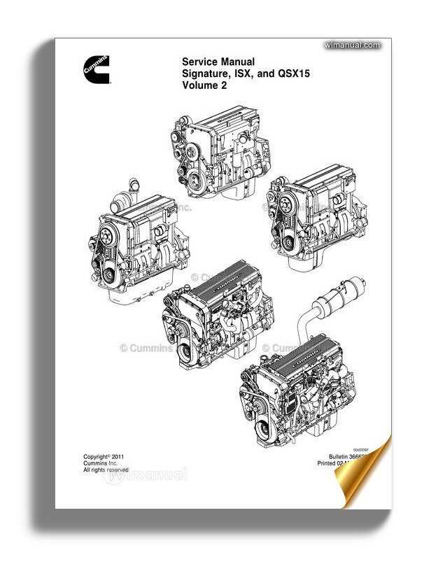 cummins isx engine parts diagram