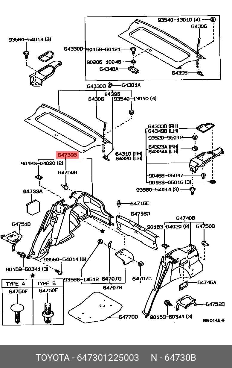 toyota corolla door parts diagram