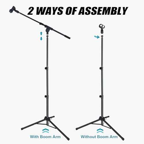 mic stand parts diagram