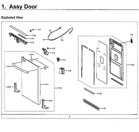 midea dishwasher parts diagram