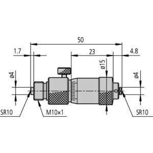 mitutoyo micrometer parts diagram