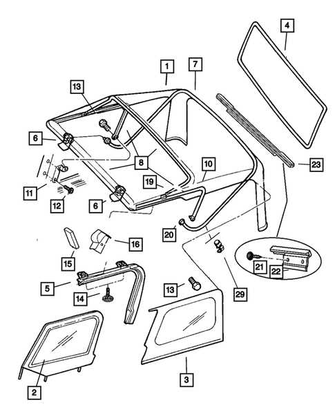 2005 jeep wrangler parts diagram