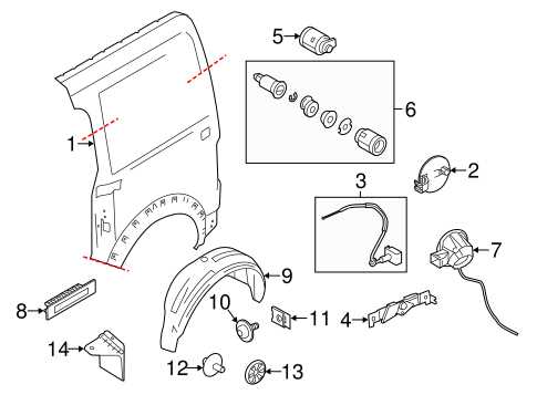 ford body parts diagram